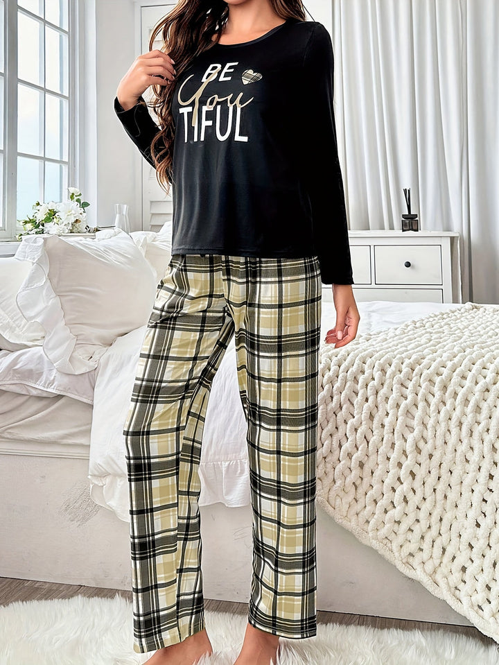 Levoire | Pyjama À Rayures Avec Manches Longues Et Pantalons Élastiques