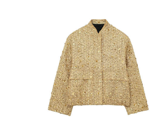 Levoire | Veste Courte Avec Poches Et Volants Pour Femmes