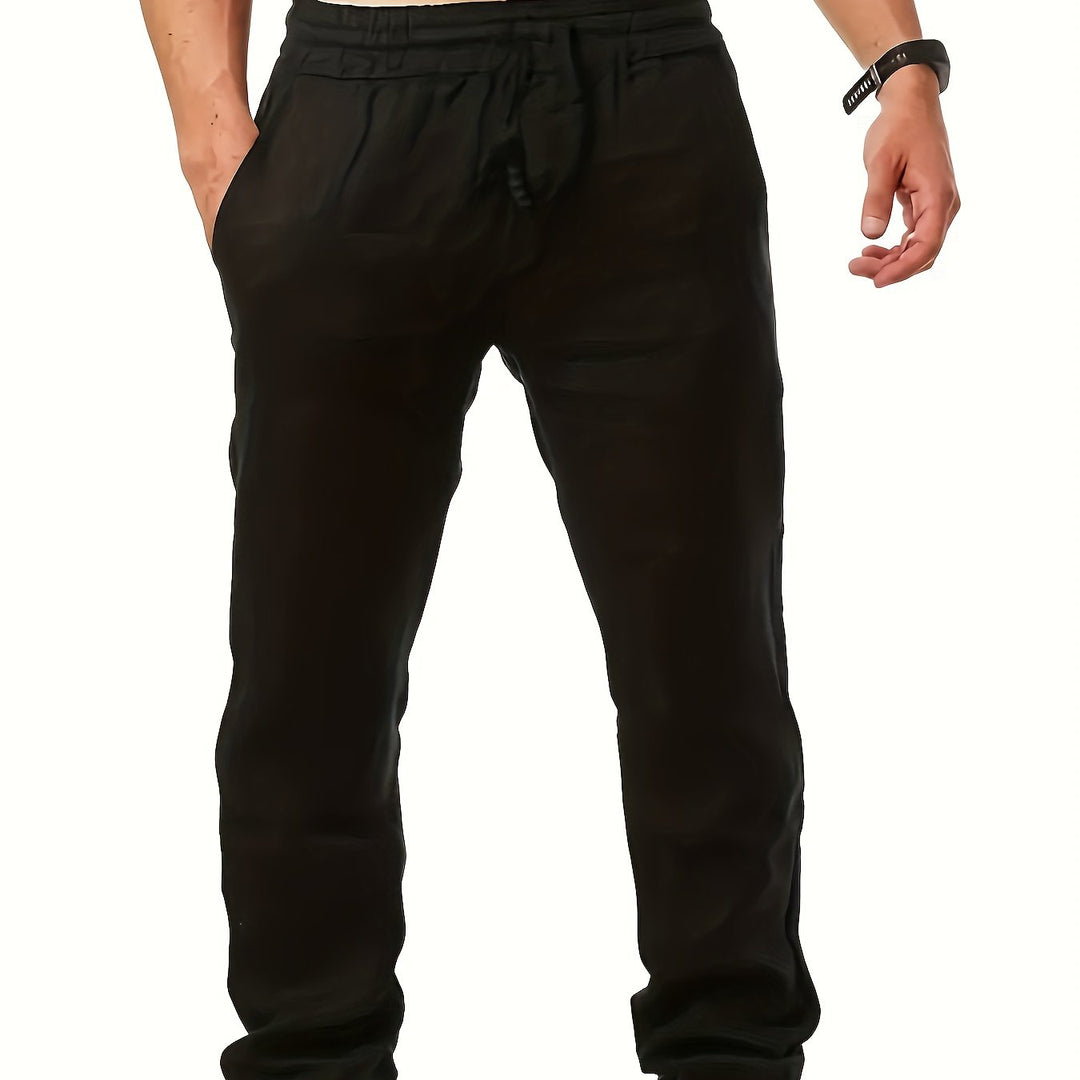 Levoire | 100% Coton Pantalons Détendus À Cordon