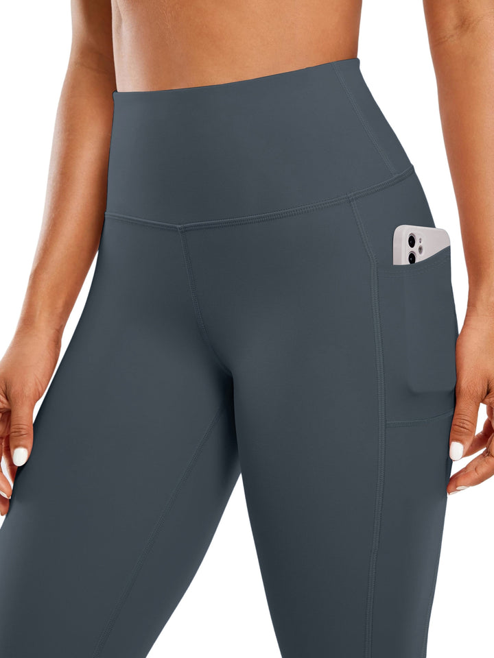 Levoire | Leggings De Yoga Extensibles Taille Haute Avec Poche Gris foncé