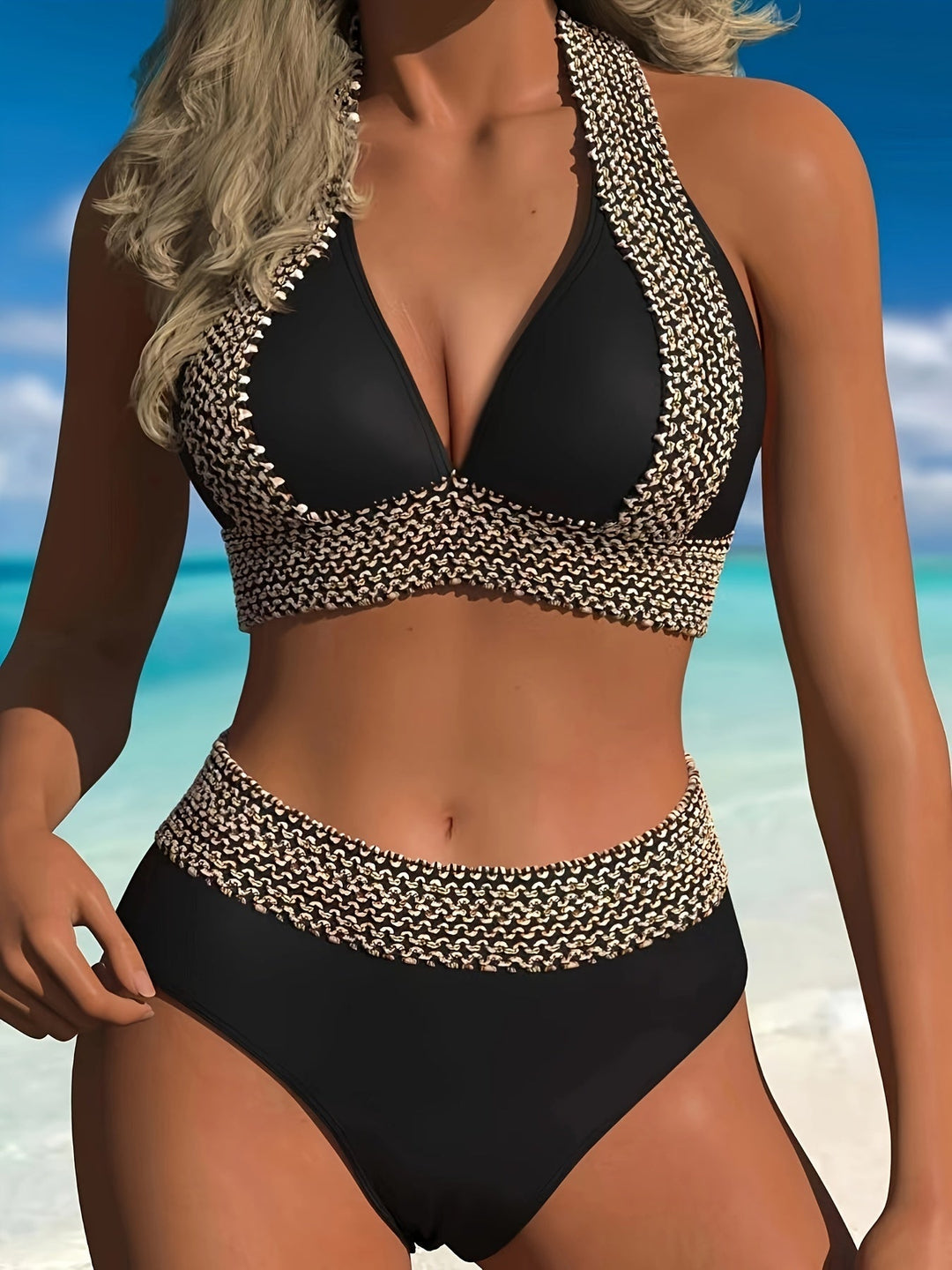 Levoire | Bikinis Élégants Noir