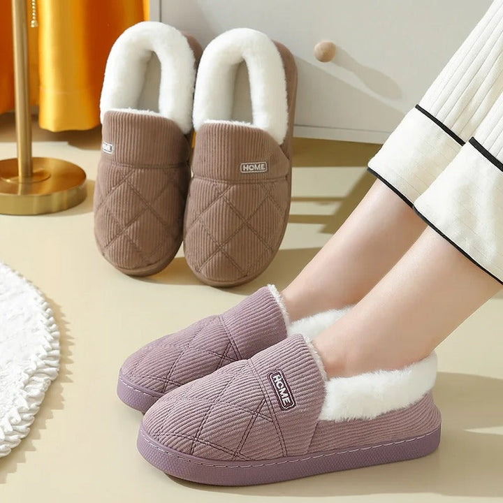 Levoire | Chaussons Pour Femmes Chauds Avec Doublure Épaisse・Compact Et Confortable