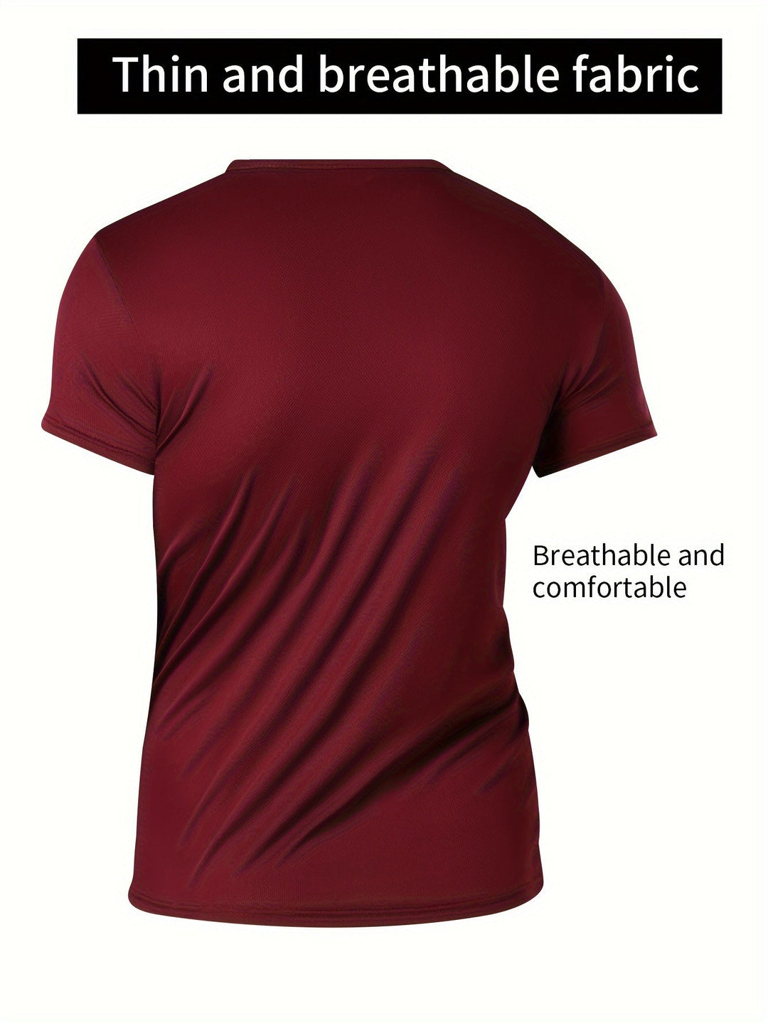 Levoire | 5 Paquet De T-Shirts Sportifs Et Polyvalents À Col Rond