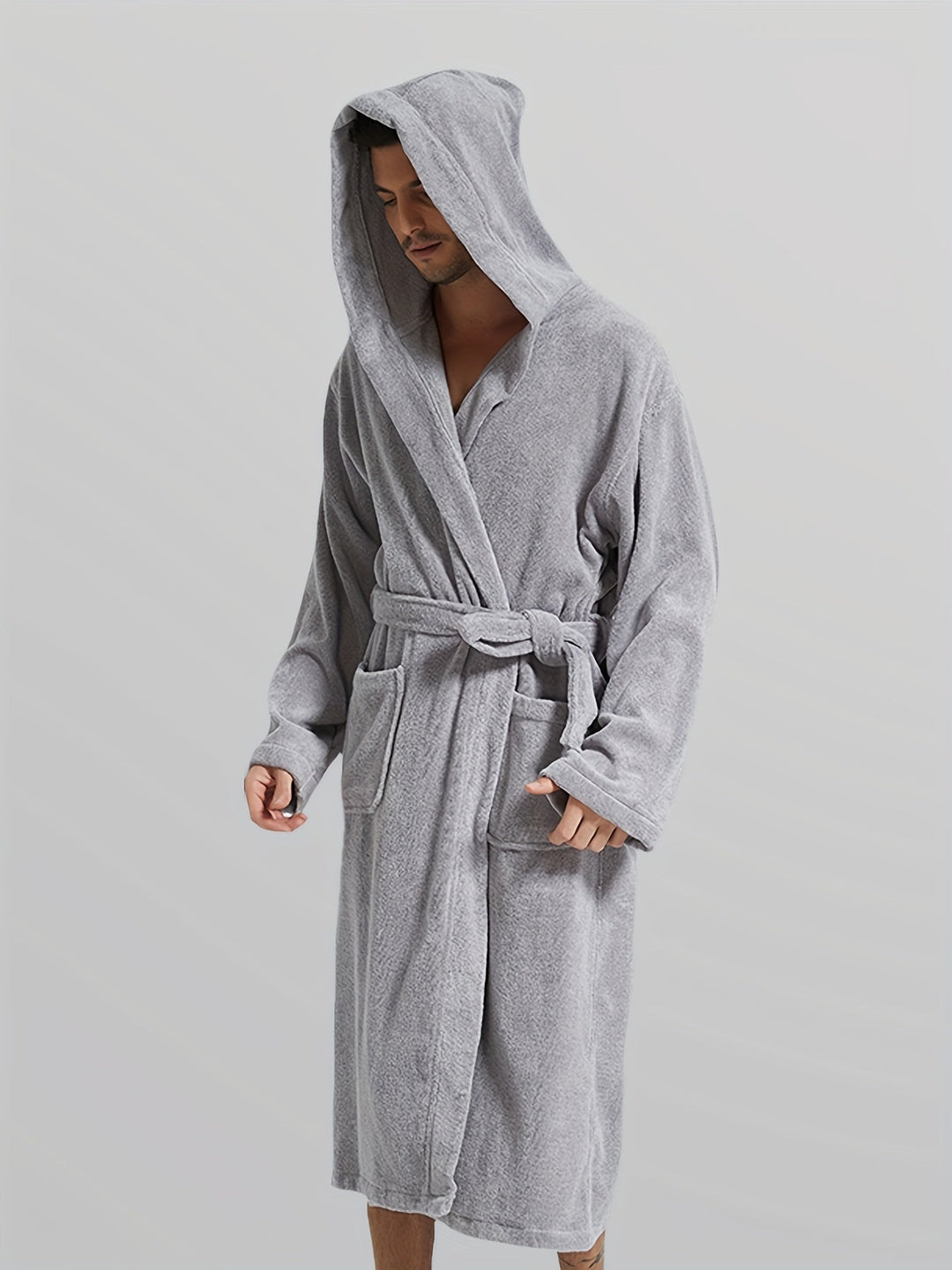 Levoire | Chaud Et Confortable Pyjama Et Robe De Chambre Pour Hommes Homme Gris