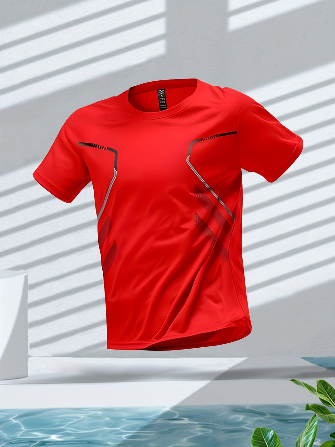 Levoire | T-Shirt Coloré Pour Hommes En Tissu À Séchage Rapide À Manches Courtes