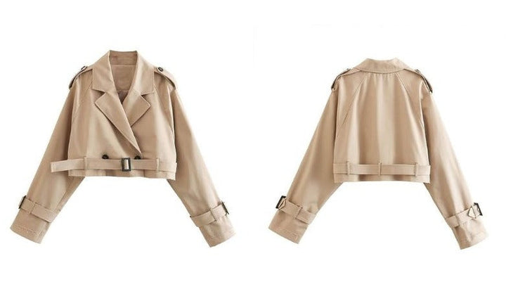 Levoire | Manteau Trench Court Décontracté