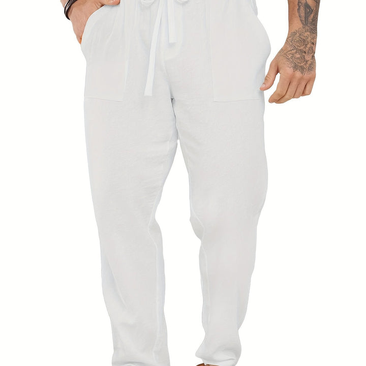 Levoire | Pantalons D'Été Légers Décontractés Avec Cordon De Serrage Et Ceinture Élastique