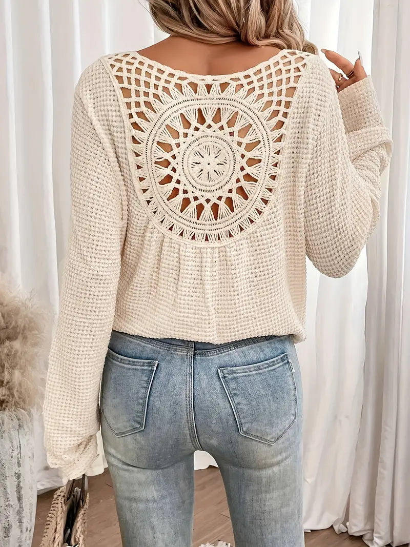 Levoire | Pull Mandala Gebatete Abricot