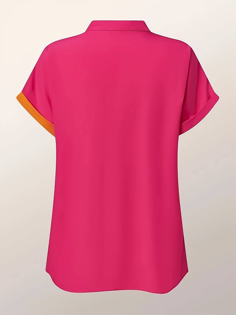 Levoire | Blouse De Bloc De Couleur 50/50 Stylée