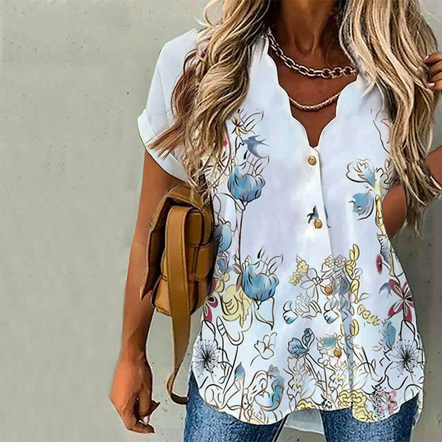 Levoire | Chemise à motif floral Blanc