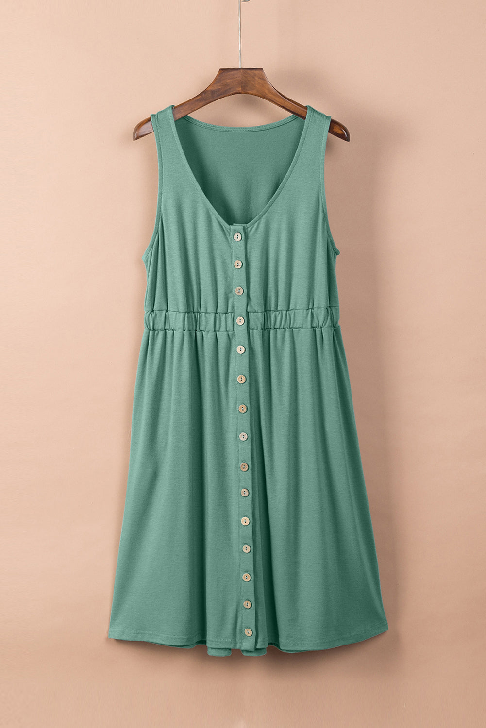 Levoire | Robe D'Été Sans Manches Avec Fermeture À Boutons Pour Femmes