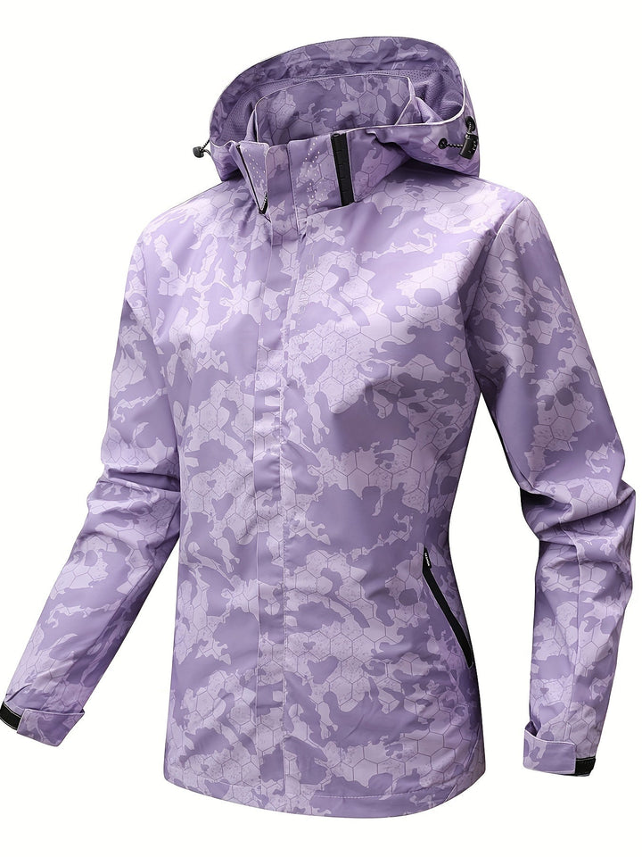 Levoire | Veste De Camouflage Légère Pour Femmes violet foncé