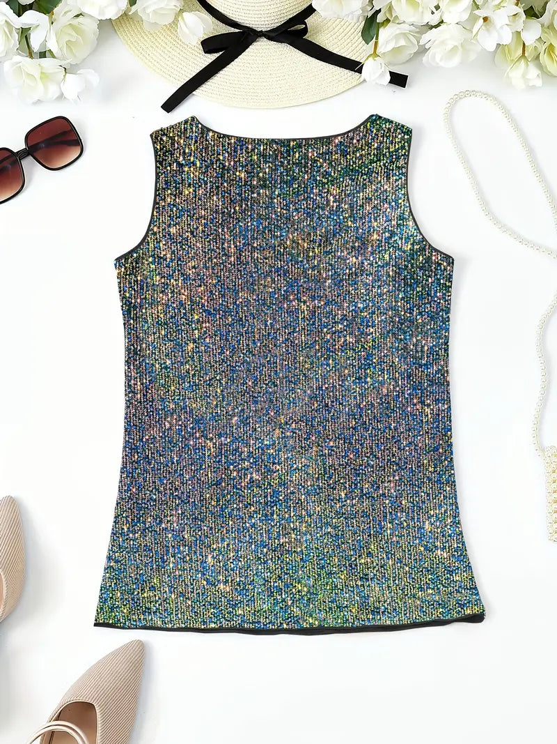 Levoire | Haut De Maillot Sans Manches Avec Des Paillettes