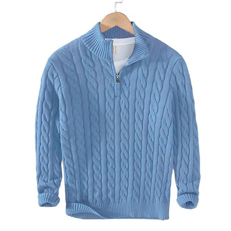 Levoire | Pull En Tricot De Luxe Avec Fermeture Éclair Moderne