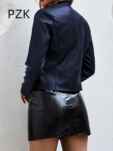 Levoire | Veste Bomber En Simili Cuir Avec Zip