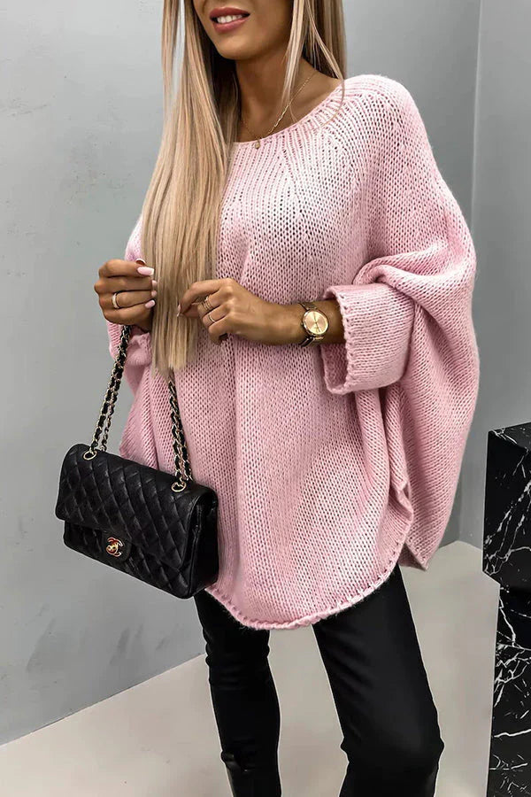 Levoire | Pull confortable à col rond Rosa