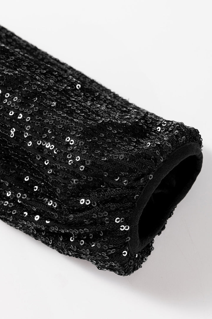Levoire | Veste À Paillettes Noire