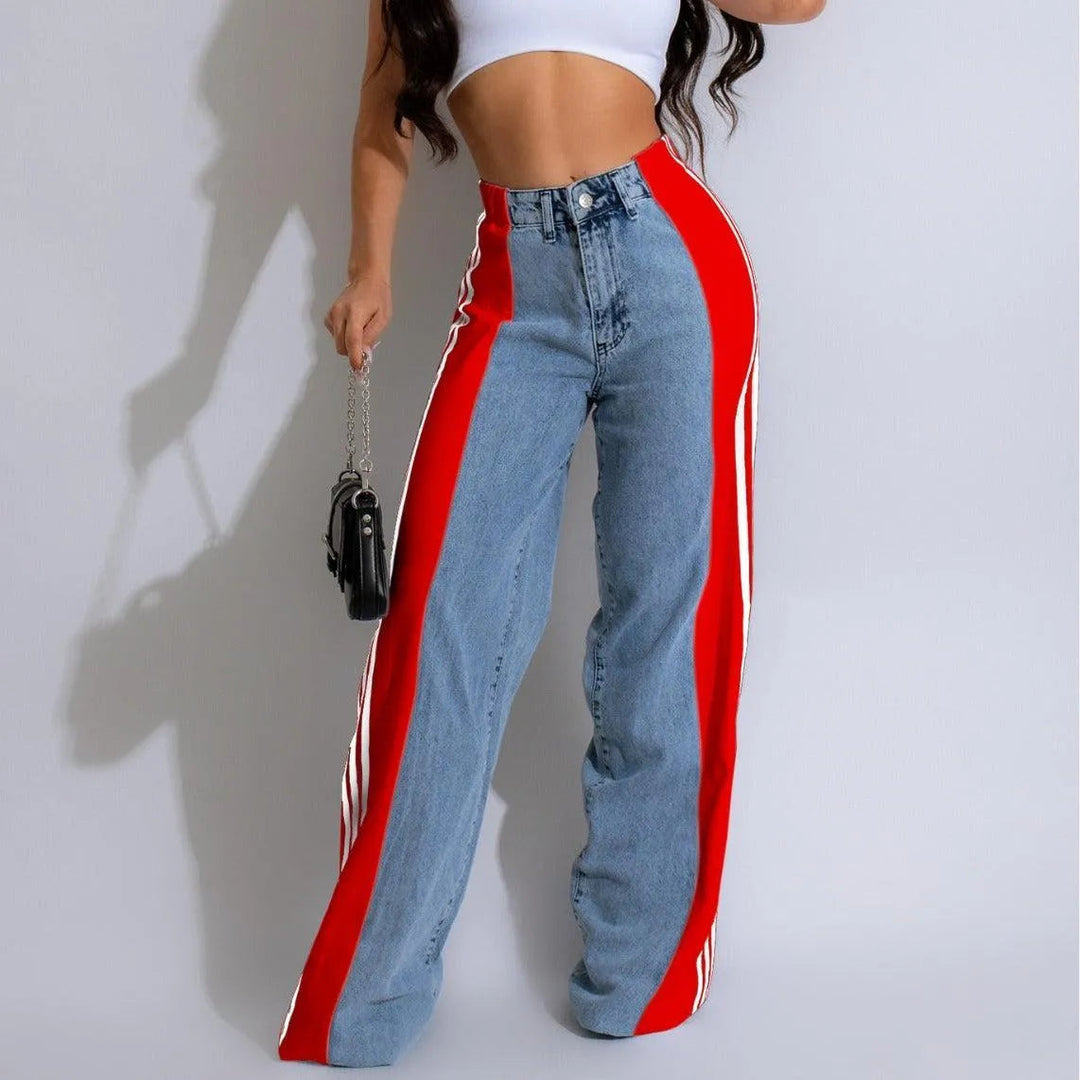 Levoire | Völjä jeans Bleu et rouge