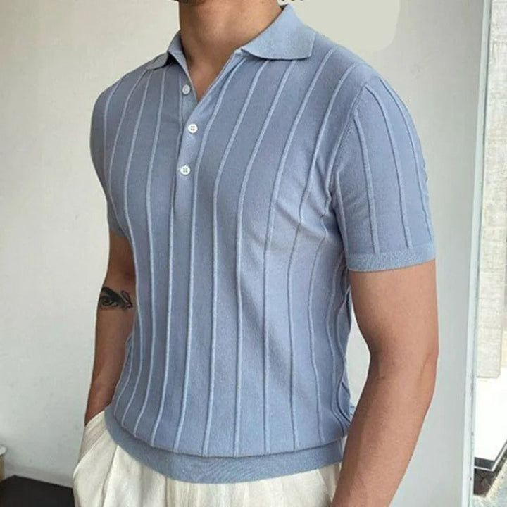 Levoire | Polo à manches courtes avec Tissu respirant et Style minimaliste pour le Printemps