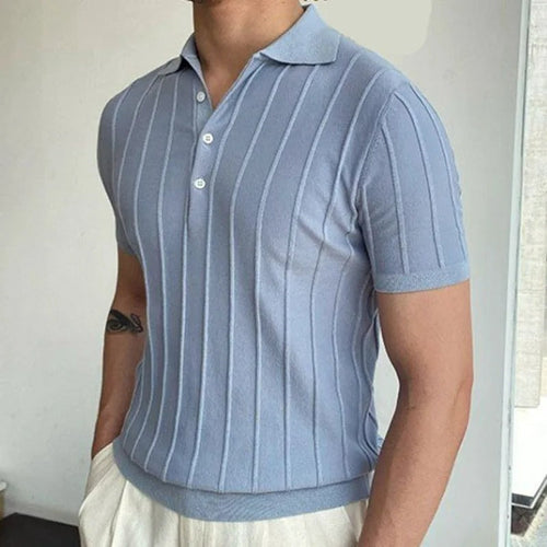 Levoire | Polo à manches courtes avec Tissu respirant et Style minimaliste pour le Printemps