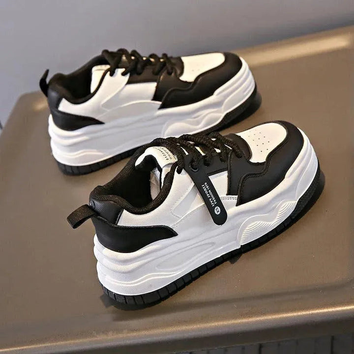 Levoire | Baskets pour femmes avec talon Noir