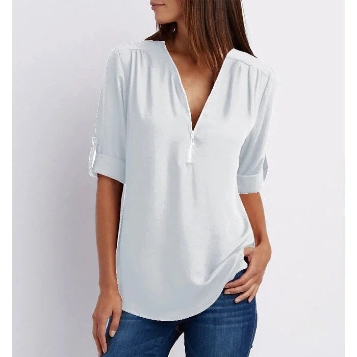 Levoire | Huppupaita avec zipper Blanc