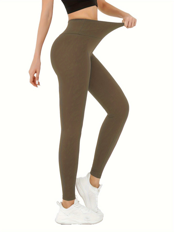 Levoire | Super Doux Leggings De Yoga Taille Haute Couleur du café