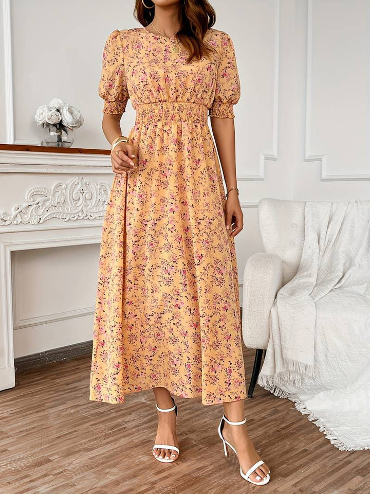 Levoire | Robe Col Rond Imprimé Floral Été