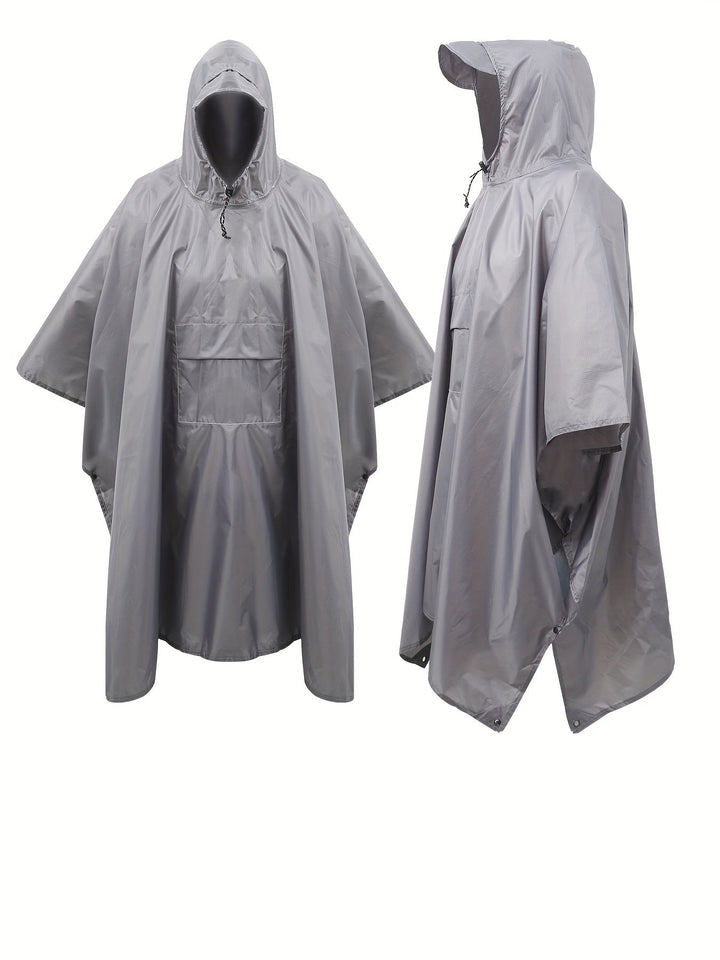 Levoire | Veste De Pluie Légère Imperméable Avec Capuche Et Poche Gris argenté Une taille