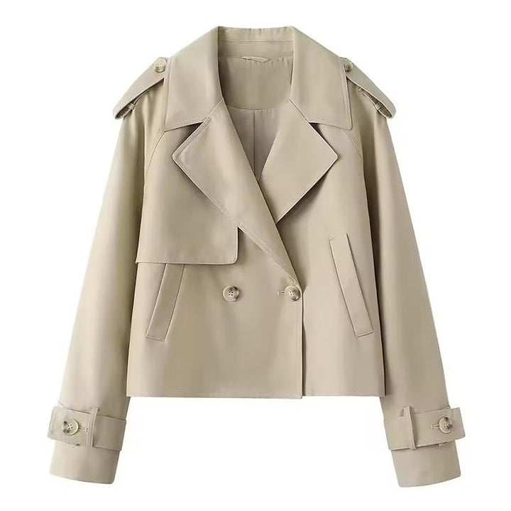 Levoire | Trench-Coat Court Femmes Beige