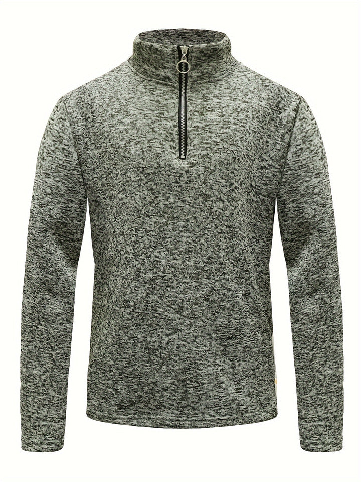 Levoire | Costumes En Tricot Pour Hommes Avec Zip À Mi-Hauteur Et Col Montant