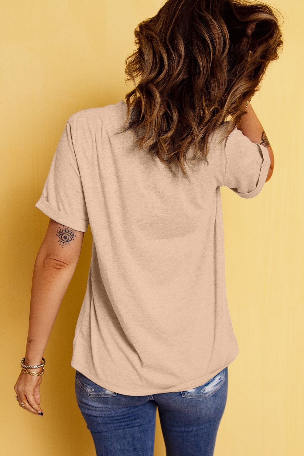 Levoire | Cœur Graphique Col Rond Manches Courtes T-shirt