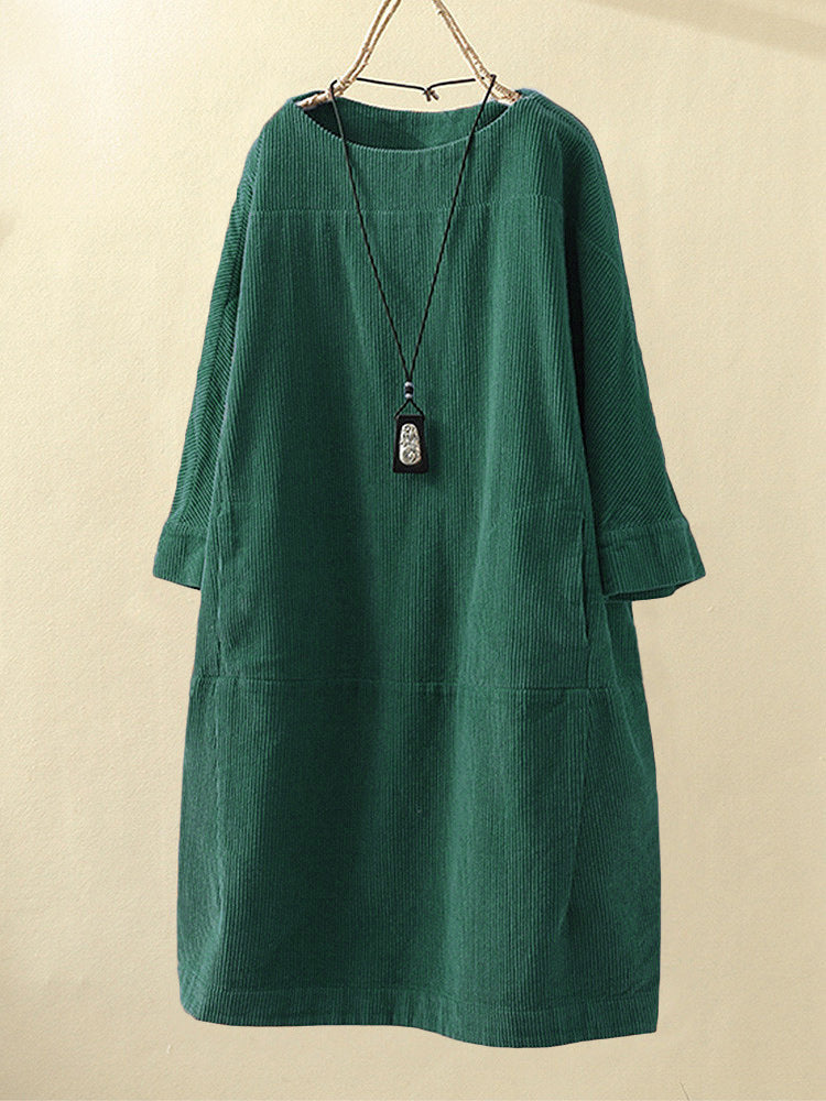 Levoire | Robe De Printemps Élégante Vert