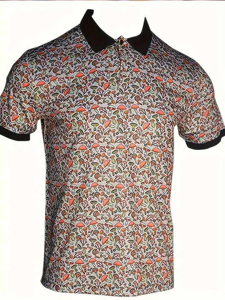 Levoire | Chemise Manches Courtes Imprimé Décoratif