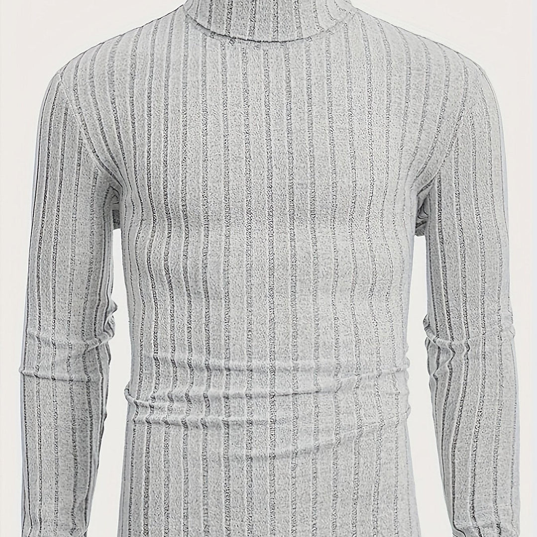 Levoire | Pull En Tricot Rayé Avec Col Pour Hommes