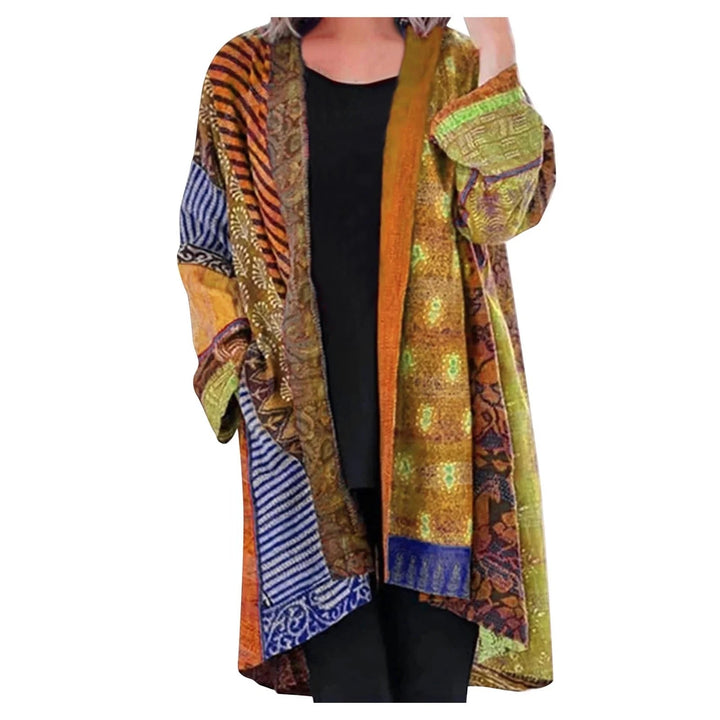 Levoire | Pull vintage à manches longues Jaune