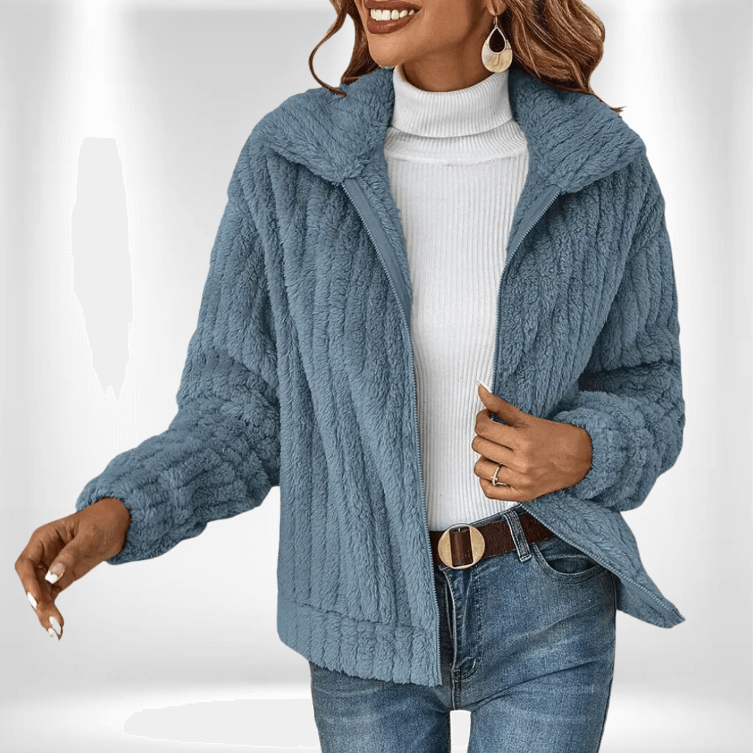 Levoire | Veste Elégante Pour Femme | Chaude Bleu