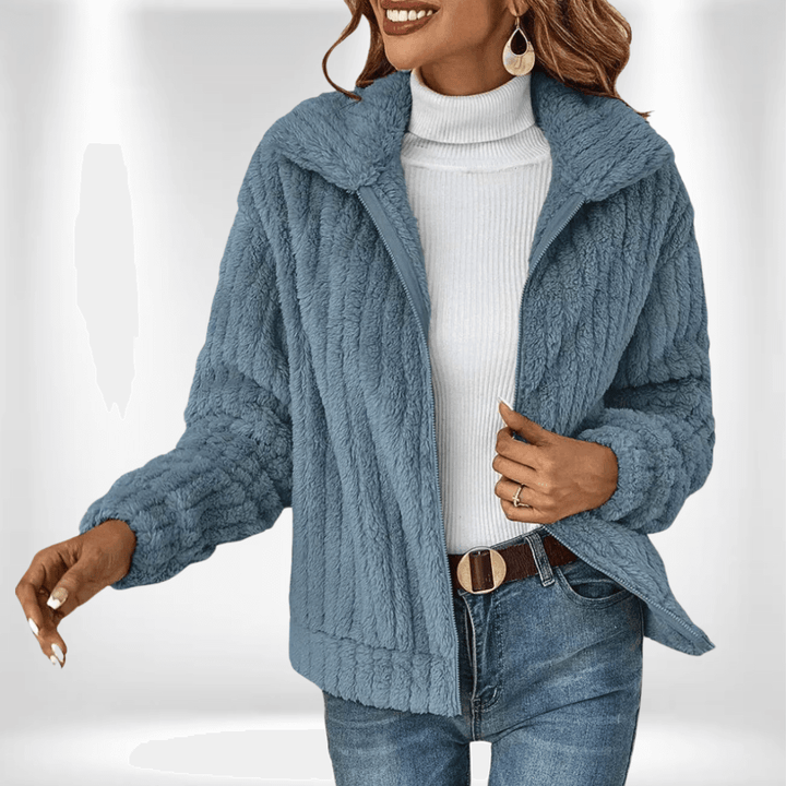 Levoire | Veste Elégante Pour Femme | Chaude Bleu