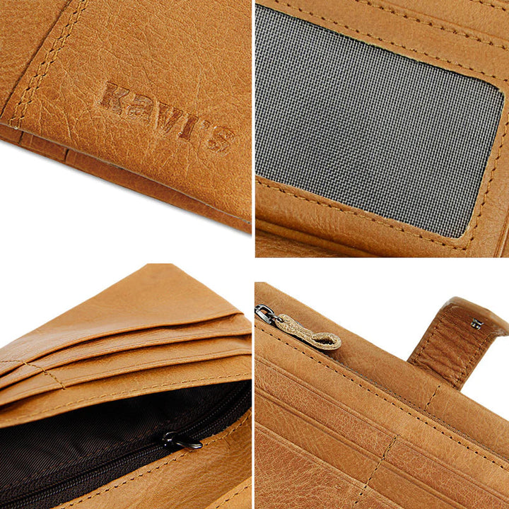 Levoire | Classique Portefeuille En Cuir Rfid Pour Un Voyage En Toute Sécurité