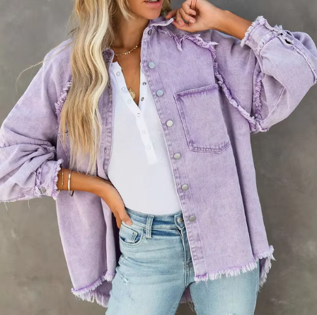 Levoire | Col Reversible Femmes À Manches Longues 03 Lilac