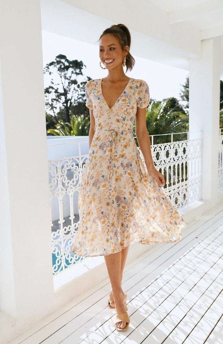 Levoire | Robe Midi, Idéale Pour Le Printemps Et Un Usage Quotidien