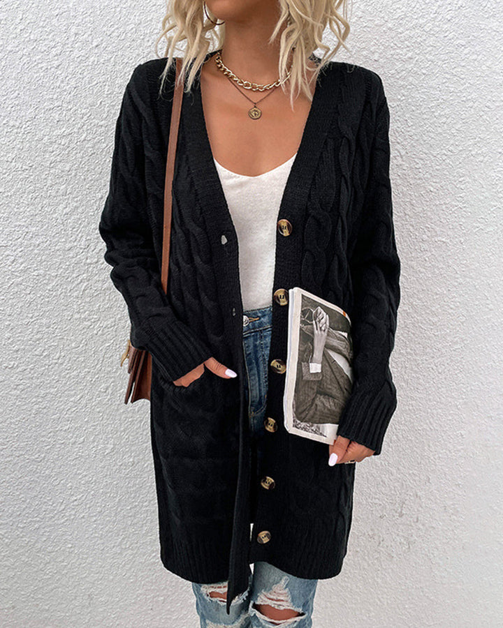 Levoire | Manteau D'Hiver Simple Et Chic Noir