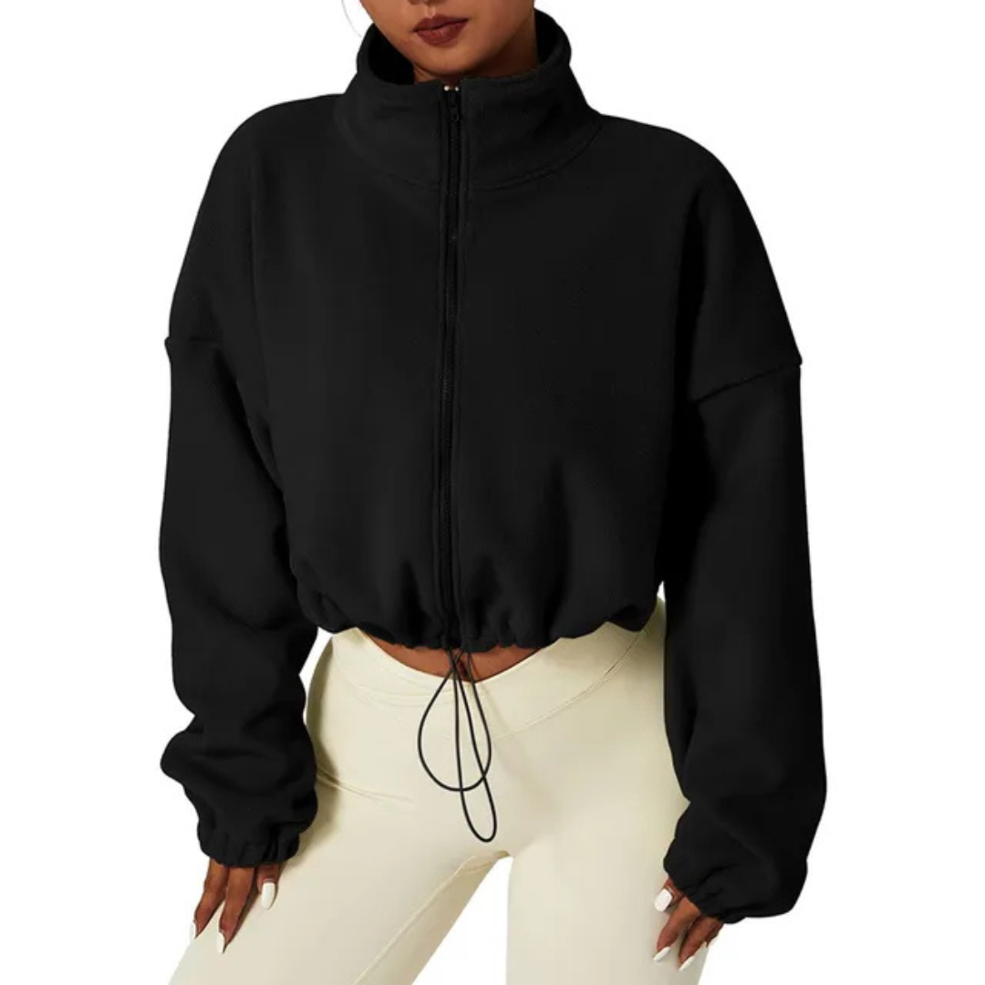 Levoire | Veste En Polaire Pour Femmes Chaude Noir