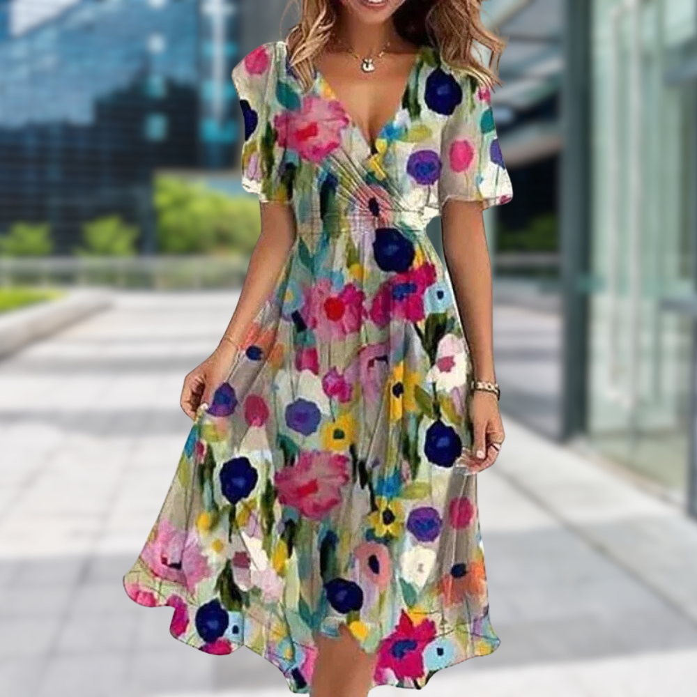 Levoire | Robe Élégante Simple Et Moderne Rosa