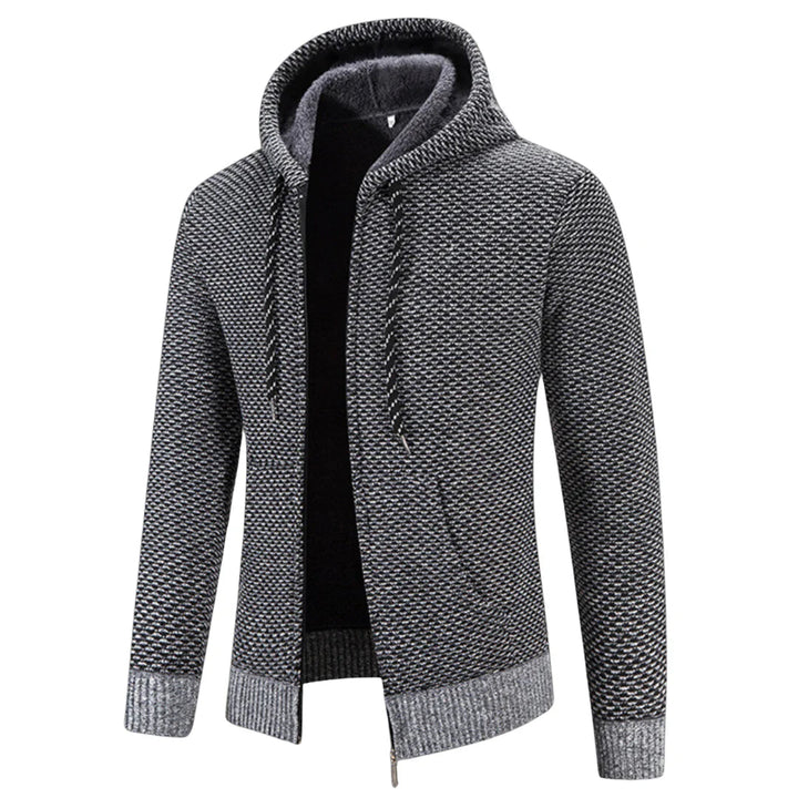 Levoire | Veste Longue À Manches Avec Capuche Et Poches Gris