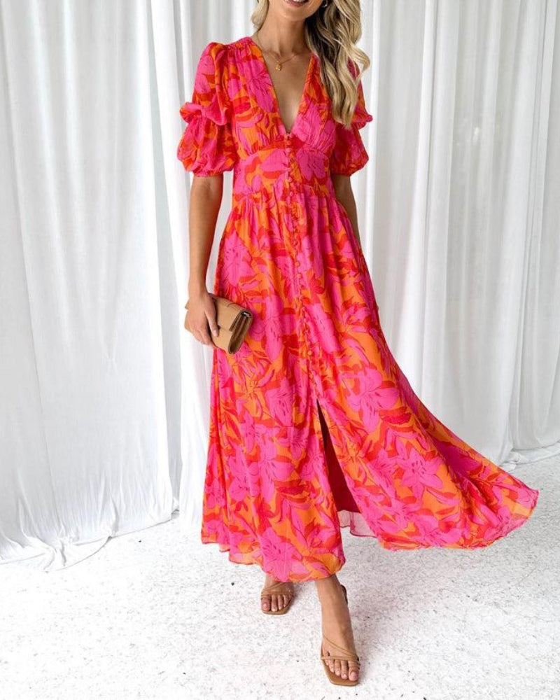 Levoire | La Longue Robe Rouge Rose
