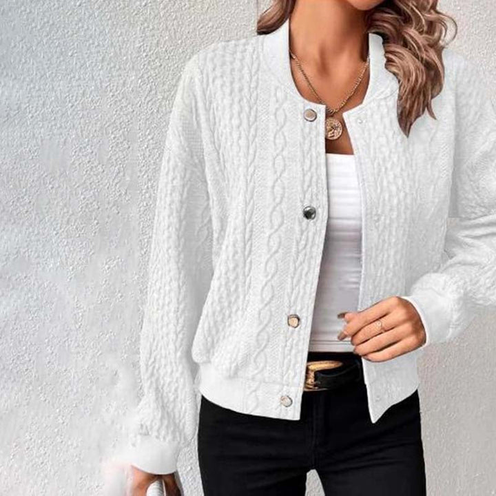 Levoire | Veste En Maille Précieuse Pour Femmes Blanc