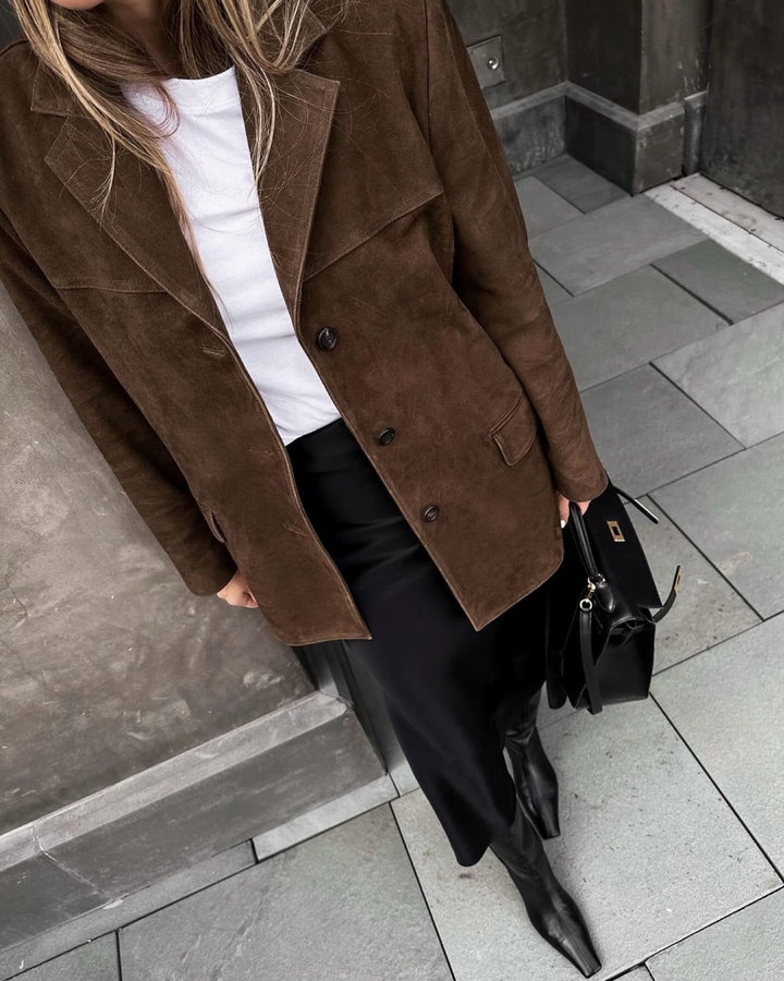 Levoire | Faux Suede Blazer
