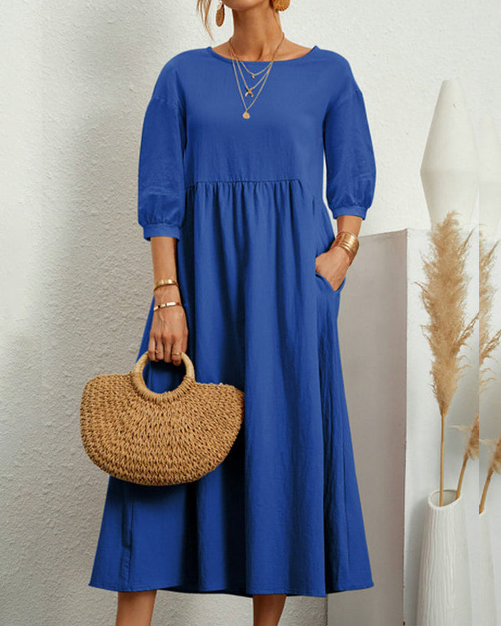 Levoire | Robe Unie Bleu