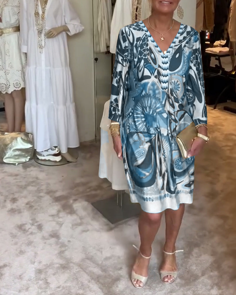 Levoire | Robe Vintage À Imprimé